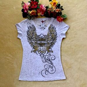 🤗 Harley Davidson top.